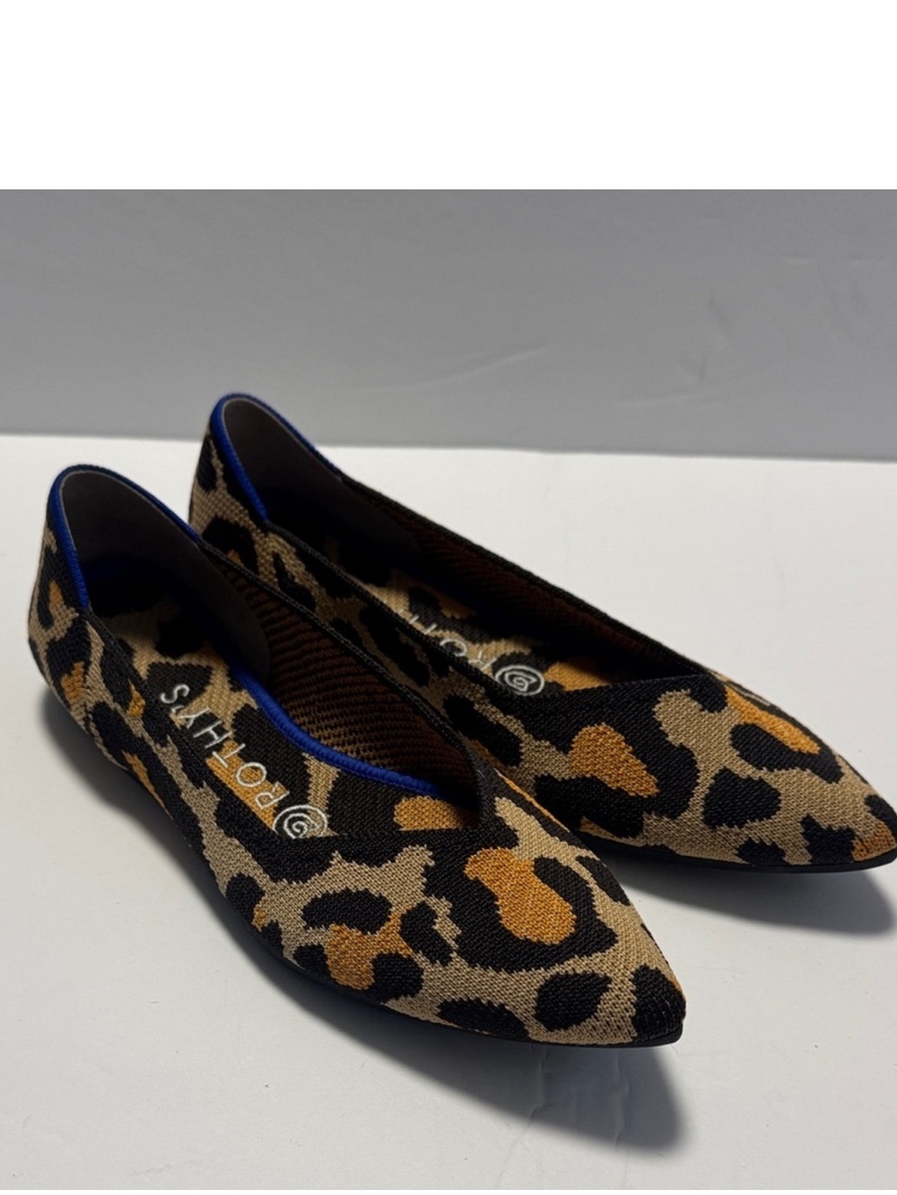 Rothy's Animal Print Cheetah Pointed Shoes Size 6.5
